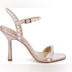 Badgley Mischka Sandal Stiletto Damaris Champagne New